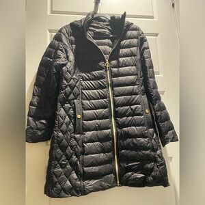 Michael kors Hooded Quilted Long Puffer Jacket